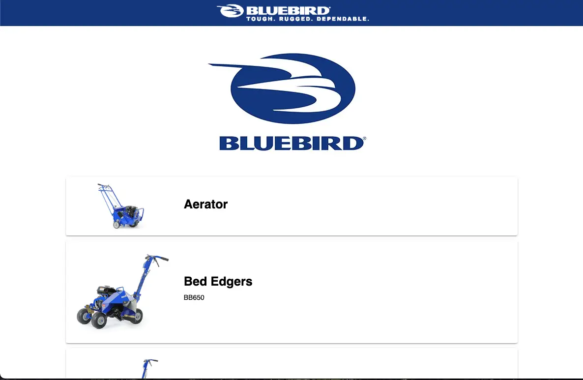 Bluebird QR Code Retail Application - Product information app that is reached by QR code on in store hang tag.
