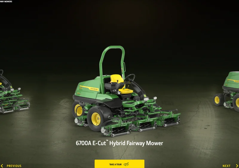 Product category image with rotating product carousel and button to view product detail.